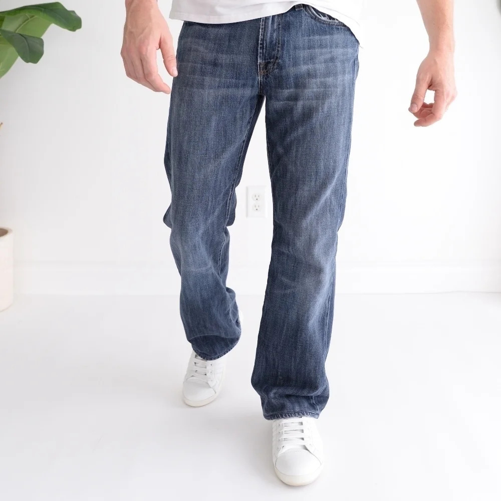 7 of All Man Kind  Bootcut Denim Jeans - Size 30
